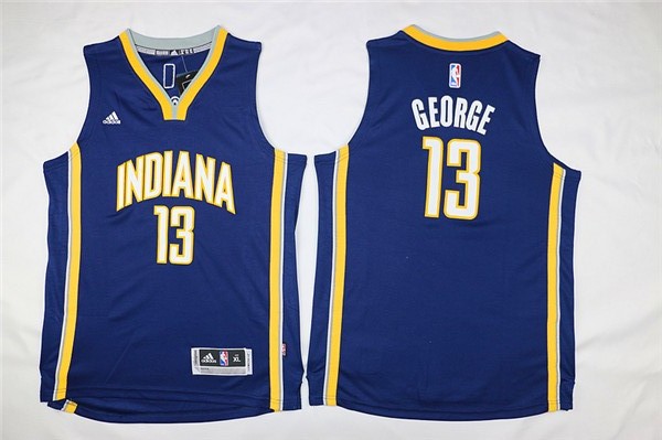 NBA Youth Indlana Pacers #13 Paul George purple Jerseys->->Youth Jersey